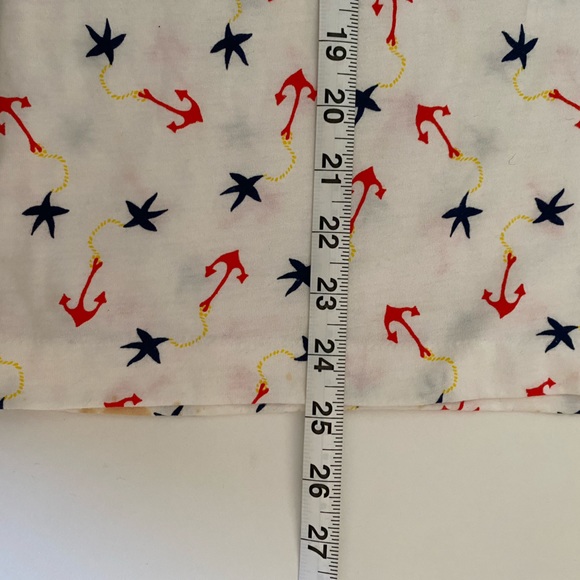 Vintage Anchors and Starfish AOP Polo Shirt Size L - Picture 9 of 10